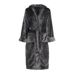 Decoy Long Terry Robe With Hood Grå polyester Small Dam