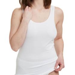 Decoy 3P Wide Strap Singlets Vit ekologisk bomull Large Dam