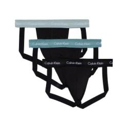 Calvin Klein Kalsonger 3P Cotton Stretch Jock Strap Ljusblå bomull Medium Herr