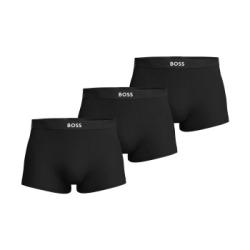 BOSS Kalsonger 3P Trunk BOSS ONE Svart bomull Large Herr