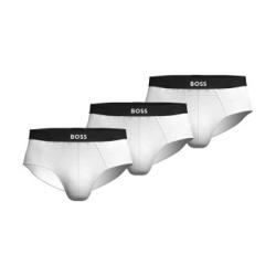BOSS Kalsonger 3P ONE HipBr Cotton Briefs Vit bomull XX-Large Herr