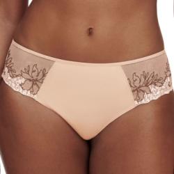 Chantelle Trosor Pulp Revealing Standard Waist Shorty Svart m Beige polyester 36 Dam