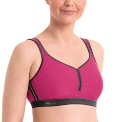 Anita BH Active Performance Sports Bra Grå/Rosa B 85 Dam