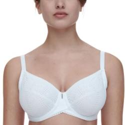 Chantelle BH EasyFeel Very Covering Underwired Bra Vit nylon E 100 Dam