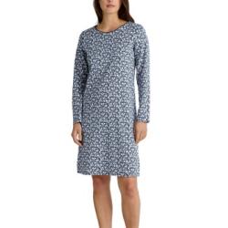 Calida Favourites Sleep Long-Sleeves Nightdress Marin bomull Large Dam