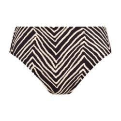 Freya Fiji Falls High Waist Bikini Brief Svart Large Dam