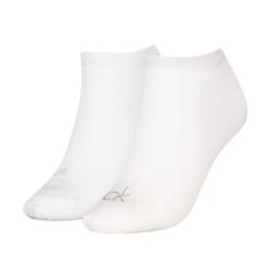 Calvin Klein Strumpor 2P Shiny Logo Sneaker Socks Vit Strl 35/38 Dam