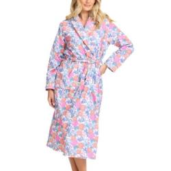Damella Printed Terry Velour Robe Flerfärgad XX-Large Dam