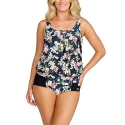 Damella Cate Soft Tankini Top Svart 40 Dam