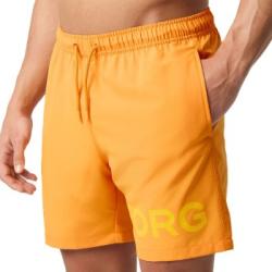 Björn Borg Badbyxor Logo Swim Shorts Aprikos polyester Medium Herr