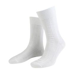 Amanda Christensen Strumpor Grade Wide Rib Ankle Socks Vit Strl 39/42