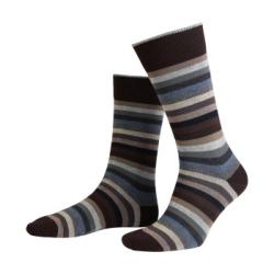 Amanda Christensen Strumpor True Block Stripe Ankle Sock Svart/Blå Strl 39/42