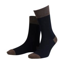 Amanda Christensen Strumpor True Contrast Ankle Sock Svart/brun Strl 47/50