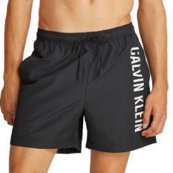 Calvin Klein Badbyxor Medium Swim Shorts Intense Power Svart polyester XX-Large Herr
