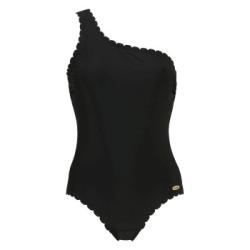 Damella Alyssa Wavy Swimsuit Svart 48 Dam