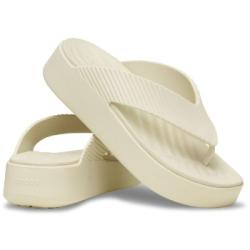 Crocs Getaway Groove Platform Flip Benvit US W7 (EU 37-38) Dam