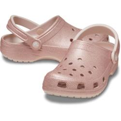 Crocs Classic Glitter Clog Unisex Ljusrosa US M6/W8 (EU 38-39)