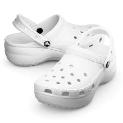 Crocs Classic Platform Clog Vit US W9 (EU 39-40) Dam