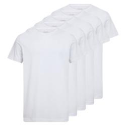 Claudio 5P Cotton T-Shirt Vit bomull X-Large Herr