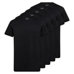 Claudio 5P Cotton T-Shirt Svart bomull Medium Herr