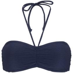 Damella Olivia Textured Padded Bikini Bra Marin nylon 44 Dam