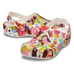 Crocs Classic Painted Floral Clog Flerfärgad-2 US M4/W6 (EU 36-37)