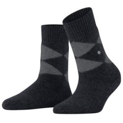 Burlington Strumpor Women Cosy Argyle House socks Svart Strl 36/41 Dam