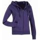 Stedman Active Hooded Sweatjacket For Women Lila Large Dam