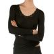 Calida Richesse Lace Long-sleeve Top Svart 44-46 Dam