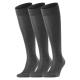 Falke Strumpor 3P Tiago Knee-high Grå bomull Strl 45/46 Herr