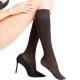 Falke Strumpbyxor Women Seidenglatt 40 Den Knee-High Socks Svart polyamid Strl 35/38 Dam