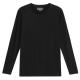 Bread and Boxers Long Sleeve Crew Neck Svart ekologisk bomull Large Herr