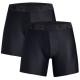 Under Armour Kalsonger 2P Tech 6in Boxers Svart polyester Large Herr