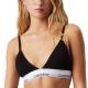 Calvin Klein BH Modern Cotton Lightly Lined Triangle Svart Medium Dam