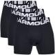 Under Armour Kalsonger 3P Charged Cotton 6in Boxer Svart Large Herr