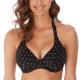 Freya Jewel Cove Banded Halter Bikini Top Svart I 85 Dam