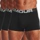 Under Armour 3P Charged Cotton 3in Boxer Svart bomull XX-Large Herr