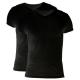 Gant 2P Basic V-Neck T-Shirt Svart bomull Medium Herr