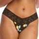 Hanky Panky Trosor 2P Lemon Dot Low Rise Thong Svart mönstrad One Size Dam