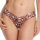 Hanky Panky Trosor 2P Cheeky Cheetah Low Rise Thong Aprikos One Size Dam