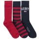 Gant Strumpor 3P Cotton Socks Gift Box Blå/Röd One Size Herr