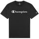 Champion Classics Crewneck T-shirt For Boys Svart bomull 110-116