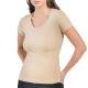 Bread and Boxers Crew Neck Woman Beige ekologisk bomull Large Dam
