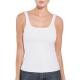 Bread and Boxers Women Tank Top With Scoop Back Vit ekologisk bomull X-Small Dam