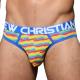 Andrew Christian Kalsonger Almost Naked Pride Flag Jock Flerfärgad polyamid Large Herr