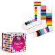 Happy socks Strumpor 3P Pride Print Gift Box Vit bomull Strl 36/40