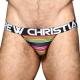 Andrew Christian Kalsonger Almost Naked Chill Stripe Jock Randig polyamid Large Herr