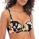 Freya Havana Sunrise UW Bikini Top Svart mönstrad nylon F 65 Dam