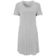Damella Bamboo Plain Short Sleeve Nightdress Ljusgrå Bambu Small Dam