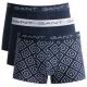 Gant Kalsonger 3P Icon G Trunk Mörkblå bomull X-Large Herr